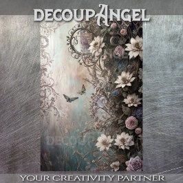 Papel De Seda Flores para os Anjos Góticos #6 - Desligar -