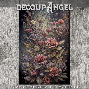 Papel De Seda Flores para os anjos góticos nº 2 - Desligar -