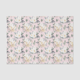 Papel De Seda Flores Rosa (Design da série 26 rosa)