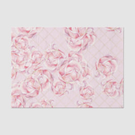 Papel De Seda Flores Rosa (Design série 57 rosa)