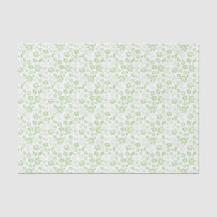 Papel De Seda Flores tropicais bonito verdes e claras