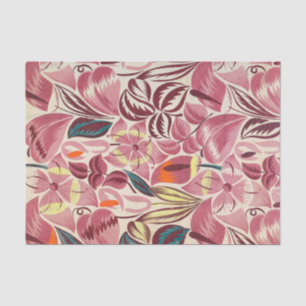 Papel De Seda Flores tropicais de Design de têxteis por Anônimos