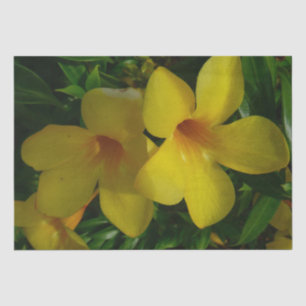 Papel De Seda Flores tropicais II ouros