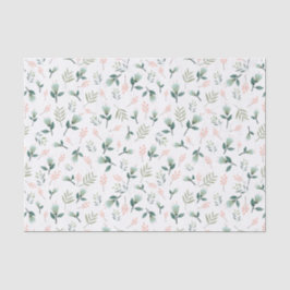 Papel de seda flores y hojas tropicales