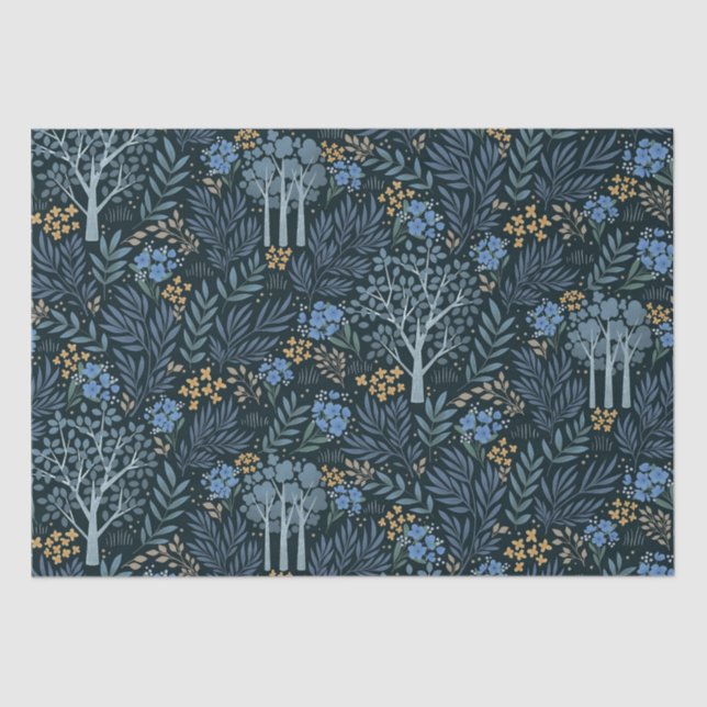 Papel De Seda Floresta de inverno (Frente )