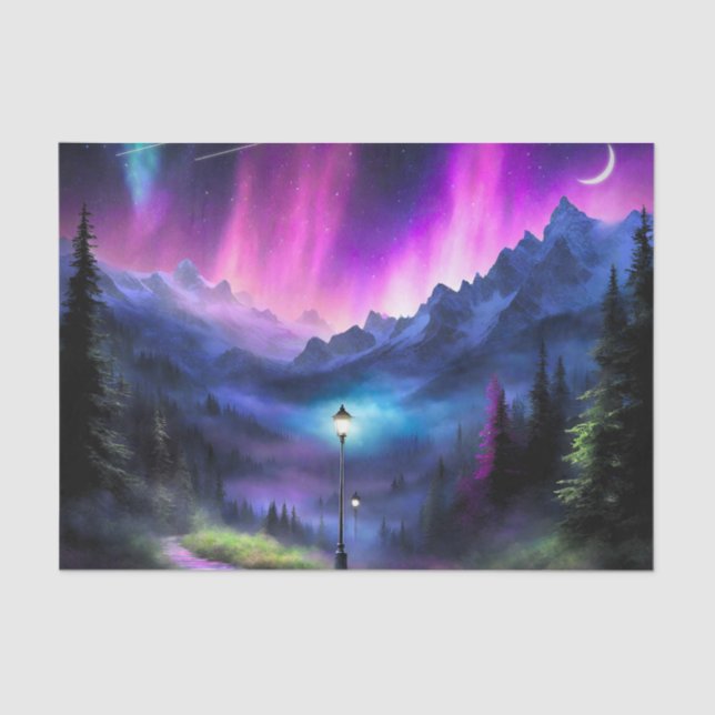 Papel De Seda Floresta Encantada (Frente )