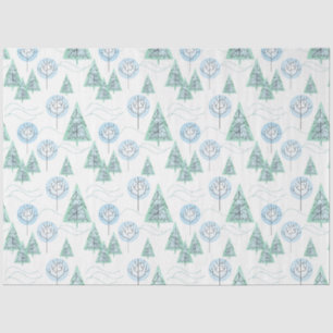 Papel De Seda Florestas de Natal, árvores de Natal, árvores, nev