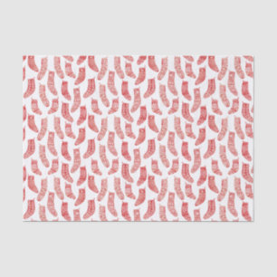 Papel De Seda Florestas Nórdicas Natal Escandinavo Branco Vermel