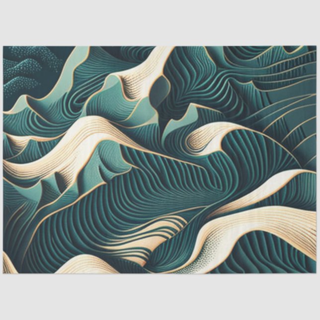 Papel De Seda Flowing Harmony (Frente )