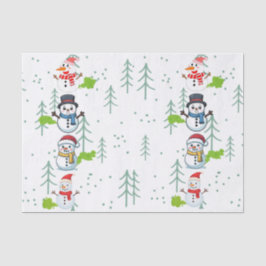 Papel De Seda Fluffy Farts Funny Snowman