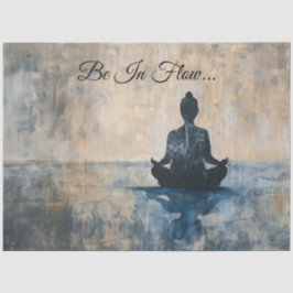 Papel De Seda Fluxo de Meditação Zen