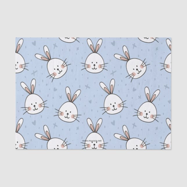Papel De Seda Fofinho bunnies 0320 (Frente )