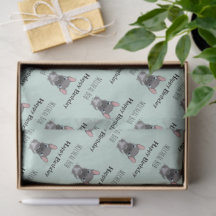 Fofinho pug cinza de aniversário nome personalizad