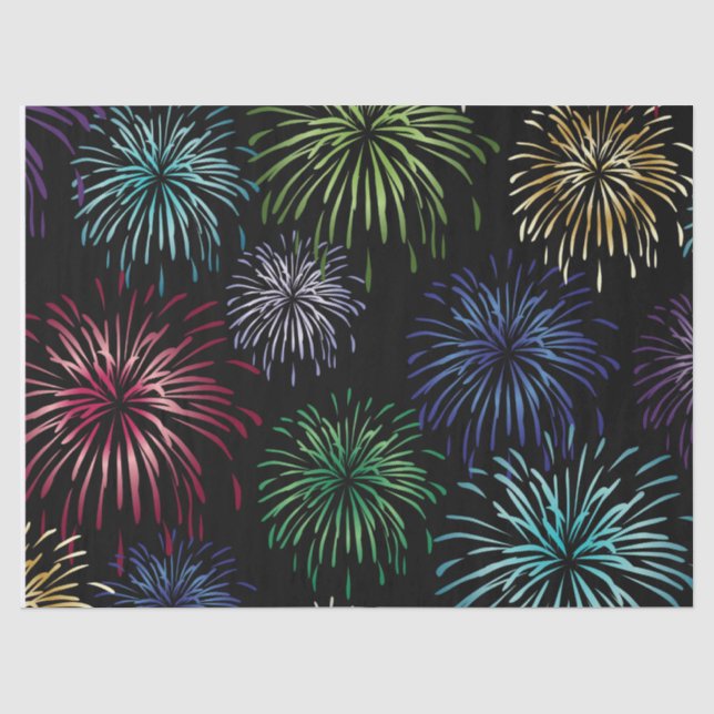 Papel De Seda Fogos de Artifício (Frente )