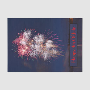 Papel De Seda Fogos de Artifício 4 de Julho Dia da Independência