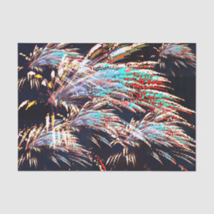 Papel De Seda Fogos de artifício sobre o Monte Olivet