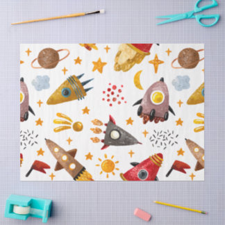 Papel de Seda Foguetes e Meteoros