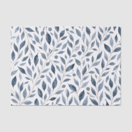 Papel De Seda Folha Azul Personalizada Elegante