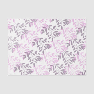 Papel De Seda Folha botânica floral abstrata moderna