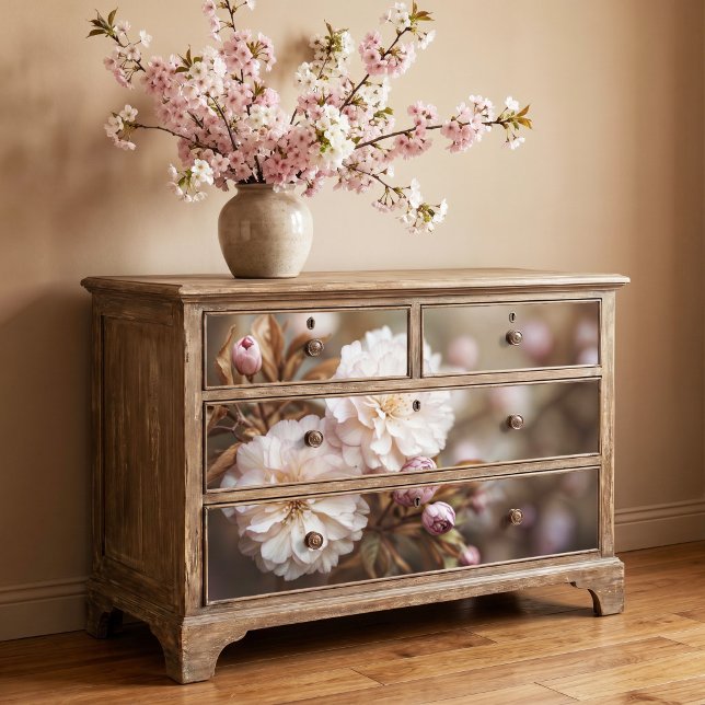 Papel De Seda Folha de Bronze Rosa Dupla Flor de Sakura (Criador carregado)