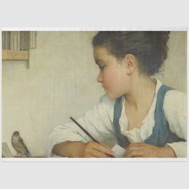 Papel De Seda Folha de Desligamento e Transferência de Imagens d (Frente )