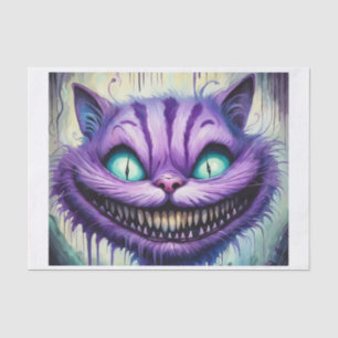 Papel De Seda Folha de Dissociação de Gato de Cheshire