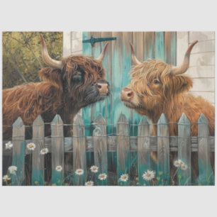 Papel De Seda Folha de Dissociação - Paisagem 2 - Vaca do Planal