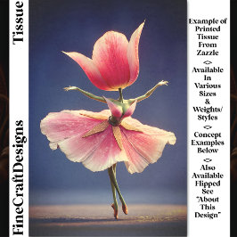 Papel De Seda Folha de Flores Rosa, Flor, Ballerina DJ7RF