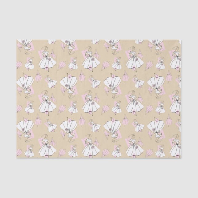 Papel De Seda Folha de Moda Neutral Group (Frente )