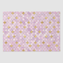 Folha de Mouro Roxo Elegante e Escalas de Sereia D