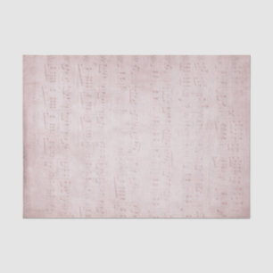 Papel De Seda folha de música vintage