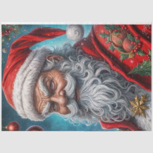 Papel De Seda Folha de Natal de Papais noeis Russos