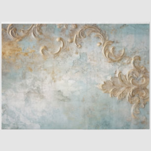 Papel De Seda Folha de ouro venenosa ornamentação do barroco