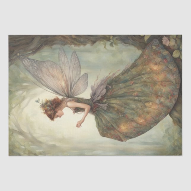 Papel De Seda Folha de outono 2 Encantada (Frente )