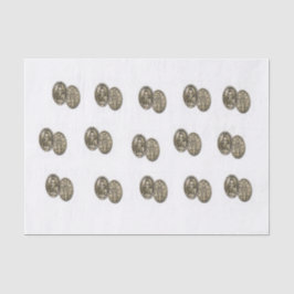 Papel De Seda Folha de tecidos de medalha