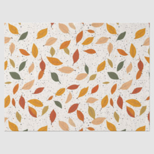 Papel De Seda Folha Inspirada na Natureza Rústica - Arte Botânic