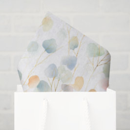 Papel De Seda Folhagem Colorida Eucalyptus