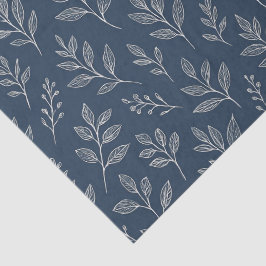 Papel De Seda Folhas Botânicas