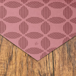 Papel De Seda Folhas de abstrato com o Bolinhas Patterno Burgund