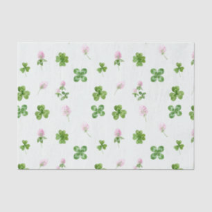 Papel De Seda Folhas de cobertura de aquarelas e flores verdes c