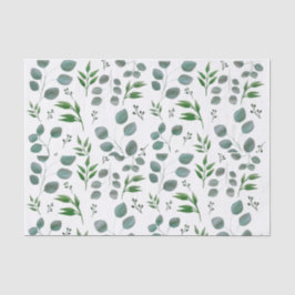 Papel De Seda Folhas de eucalipto