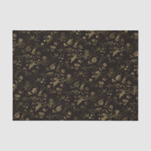 Papel De Seda Folhas de ouro-glamínico, castanho
