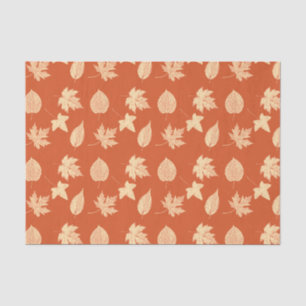 Papel De Seda Folhas de outono - tanjerina