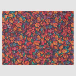 Papel De Seda Folhas de outono vibrantes