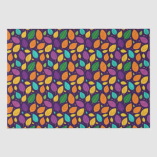 Papel De Seda Folhas de outono vibrantes