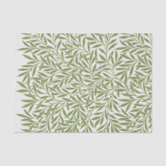 Papel De Seda Folhas de Salgueiro Vitorianas Antigas por William