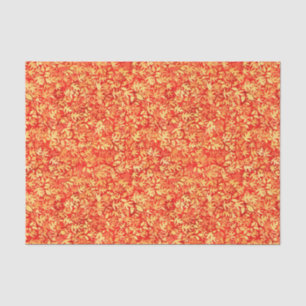 Papel De Seda Folhas, laranja e ouro de outono