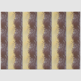 Papel De Seda Folhas Mínimas Botânicas Japonesas em Ouro Leve