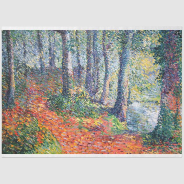 Papel De Seda Forest Undergrowth (por Léo Gausson) (Frente )