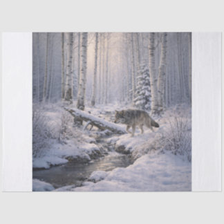 Papel De Seda Forest Wolf